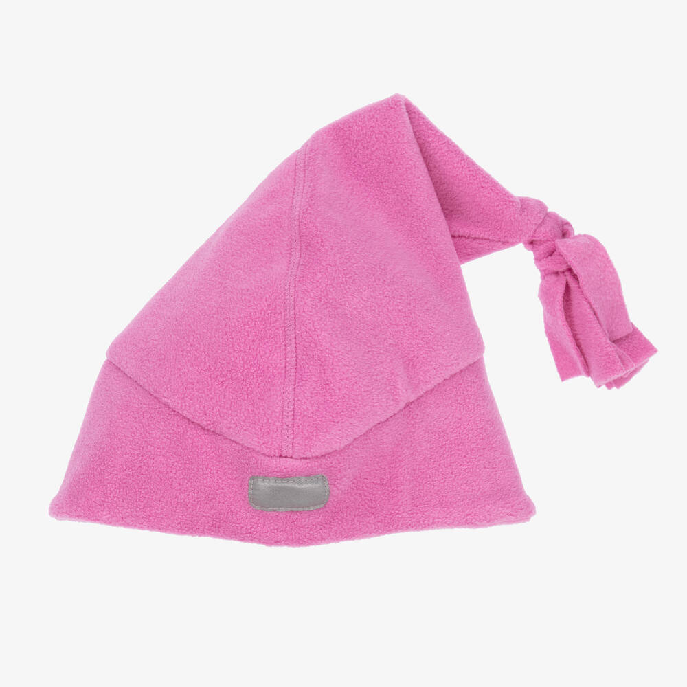 Girls Pink Fleece Hat