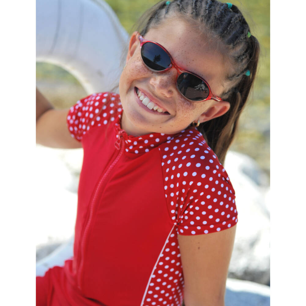 Playshoes-Красный солнцезащитный костюм для девочек (UPF50+) | Childrensalon Outlet