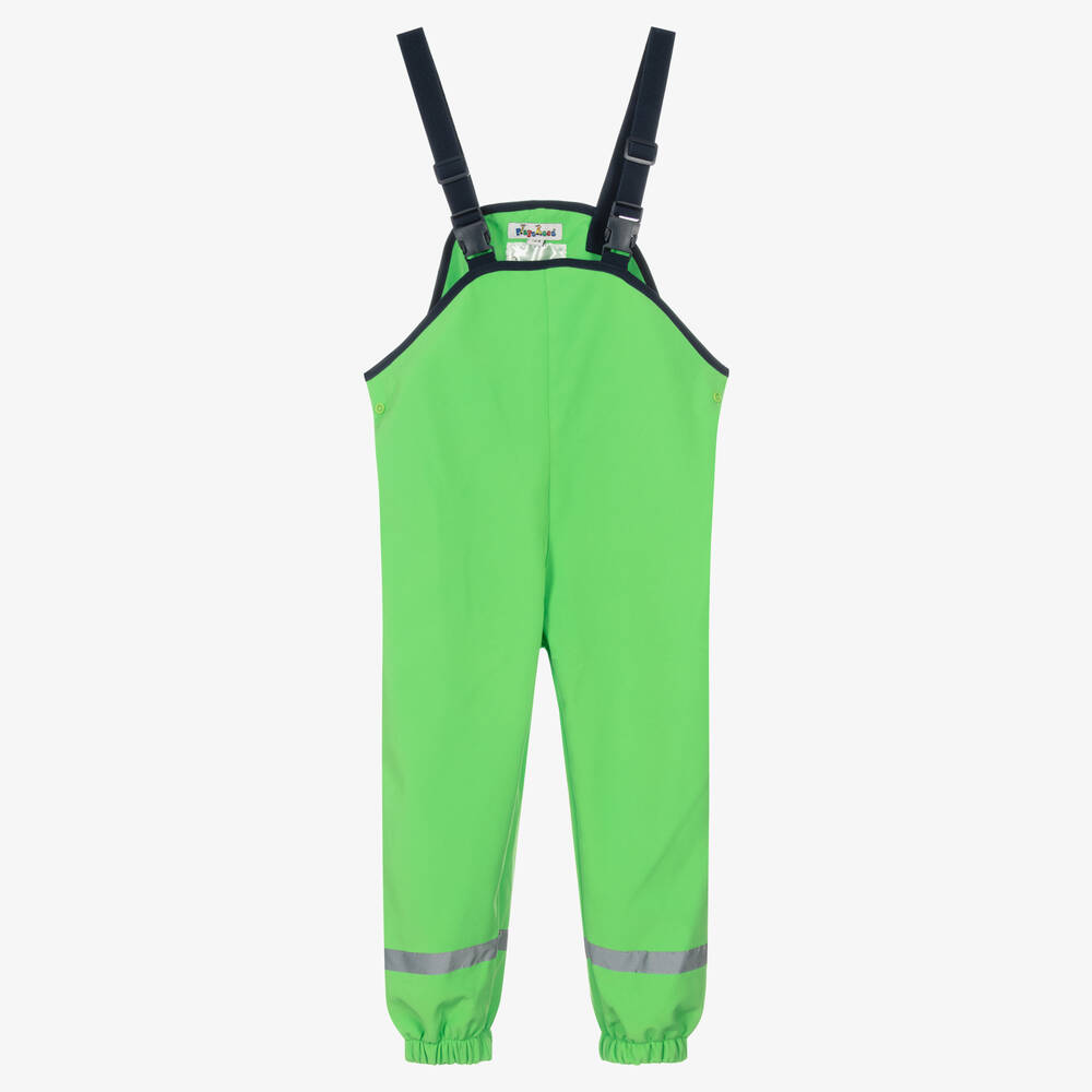 Playshoes-Green Splash Dungarees | Childrensalon Outlet