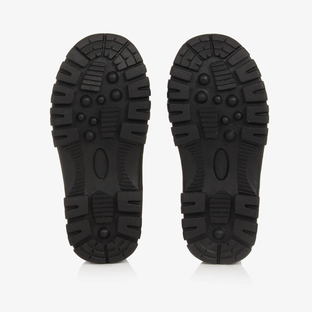 Playshoes-Grey & Black Snow Boots | Childrensalon Outlet