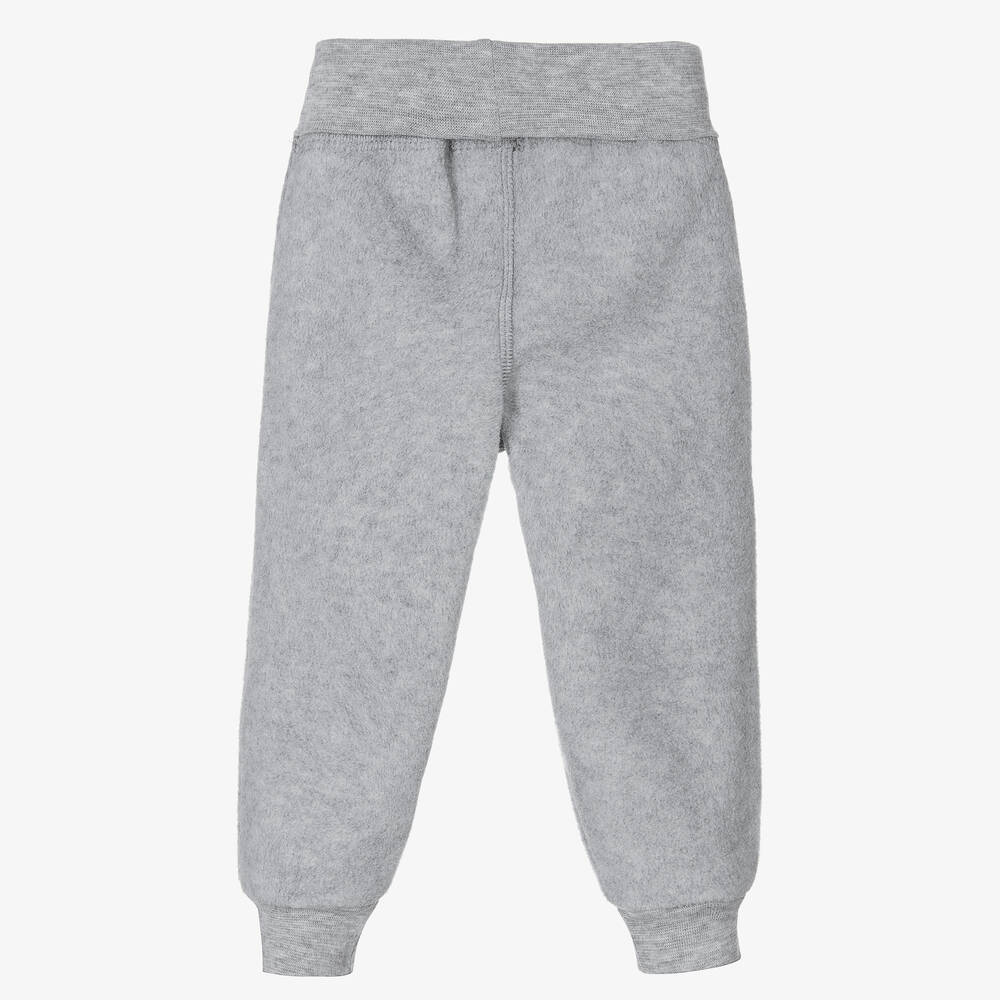 Playshoes-Grey Polar Fleece Joggers | Childrensalon Outlet