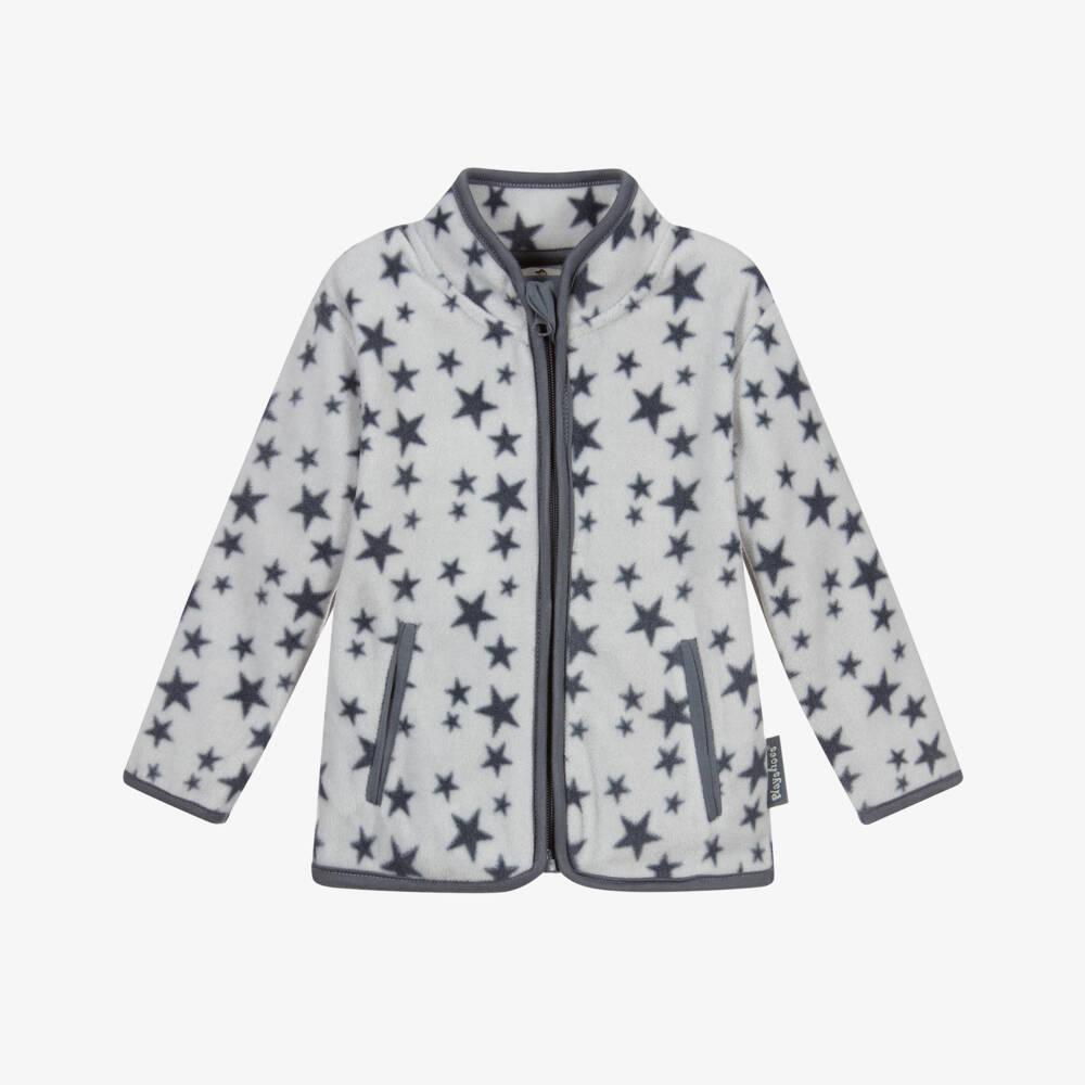 Playshoes-Серый флисовый топ на молнии Polar | Childrensalon Outlet