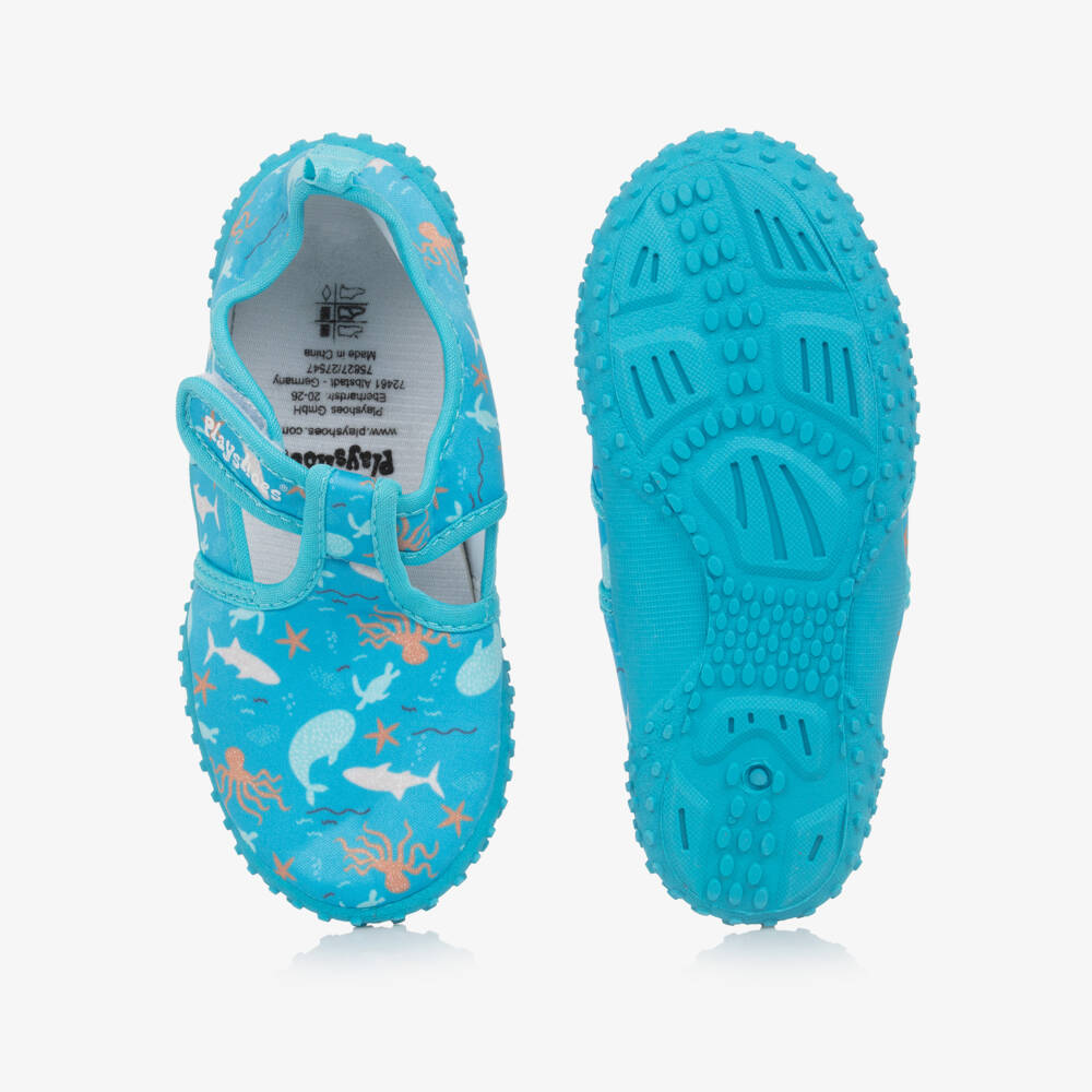 Playshoes-Акваобувь для детей океанического синего цвета | Childrensalon Outlet