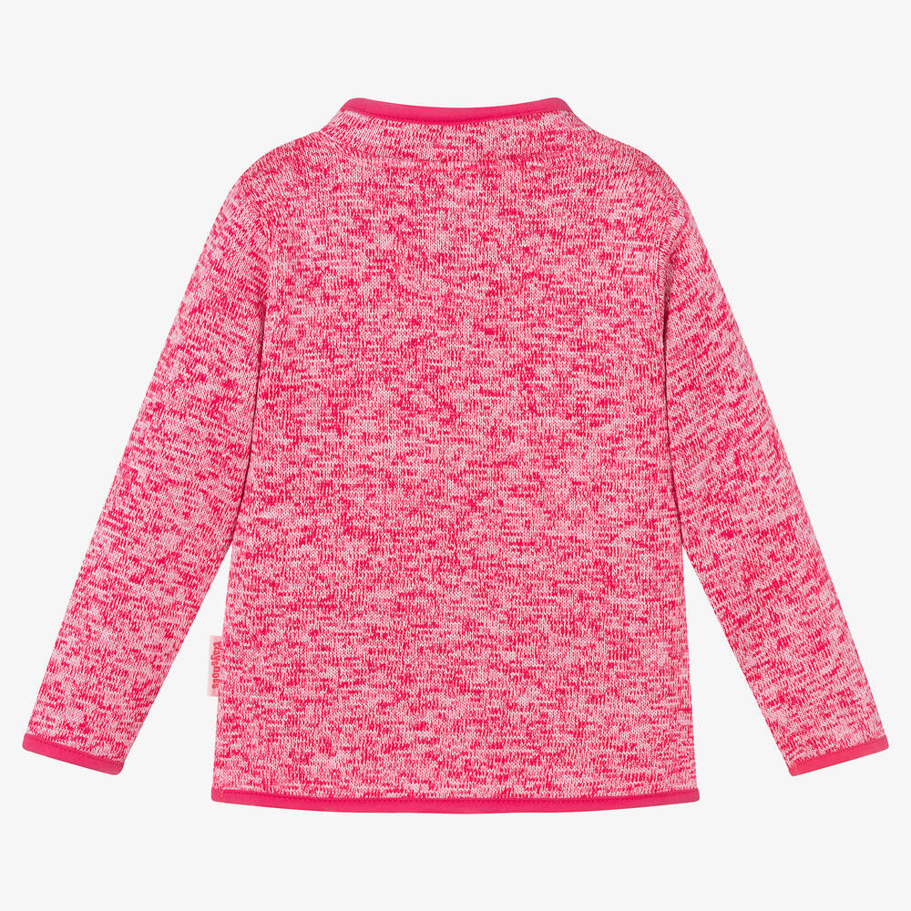 Playshoes-Pink Knitted Zip-up Top | Childrensalon Outlet