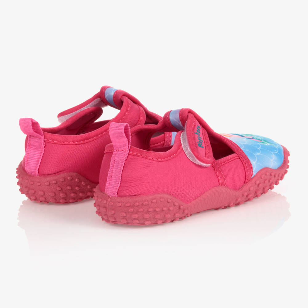 Playshoes-Pink Sea Sprite Water Shoes | Childrensalon Outlet