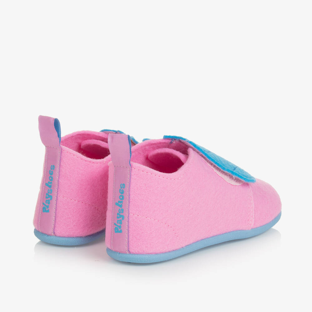 Playshoes-Pink Unicorn Slippers  | Childrensalon Outlet