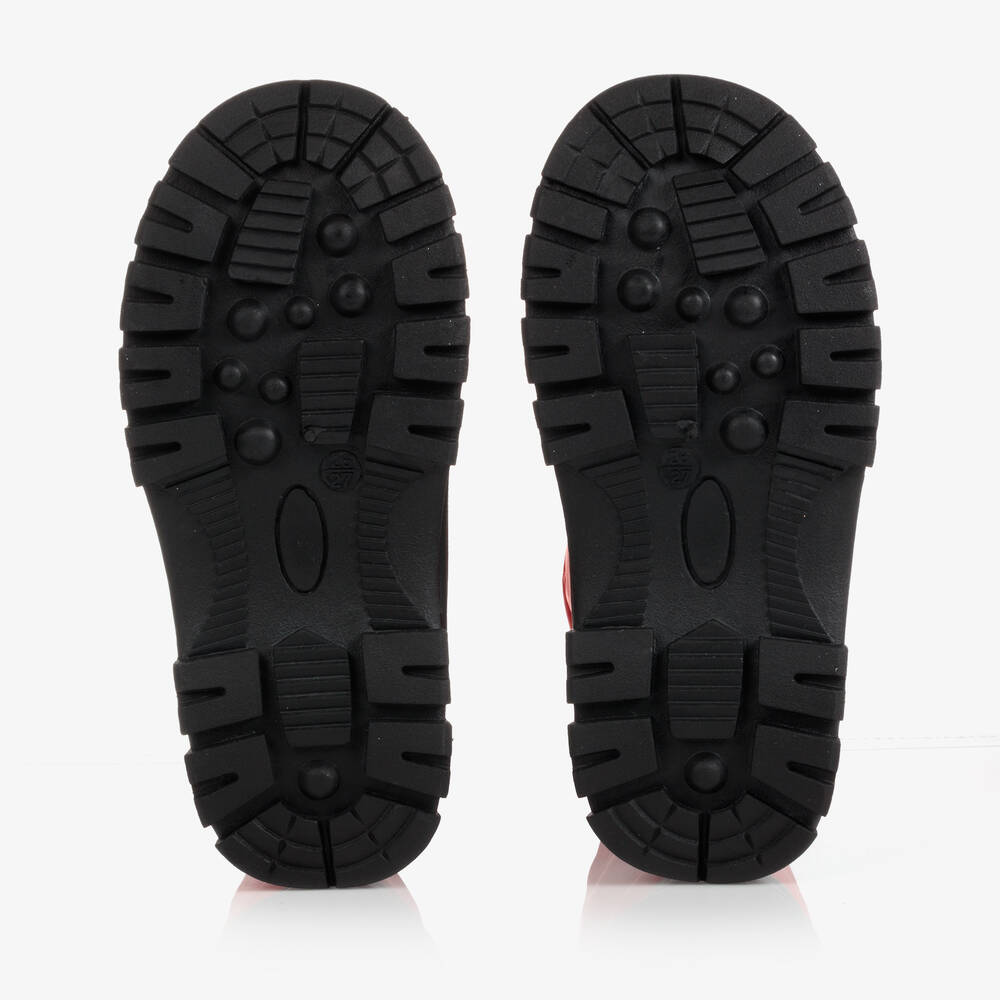 Playshoes-Красно-черные зимние сапоги | Childrensalon Outlet