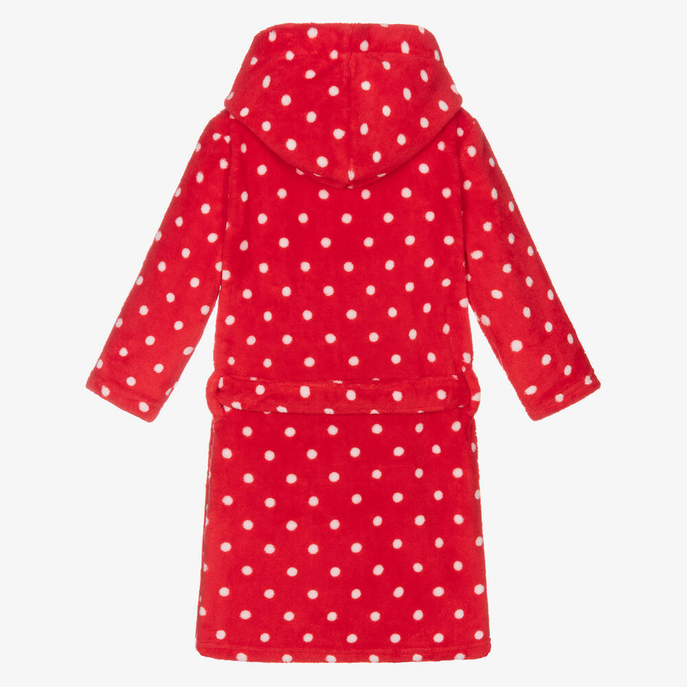 بلاي شوز-روب حمّام فليس بولكا لون أحمر | Childrensalon Outlet