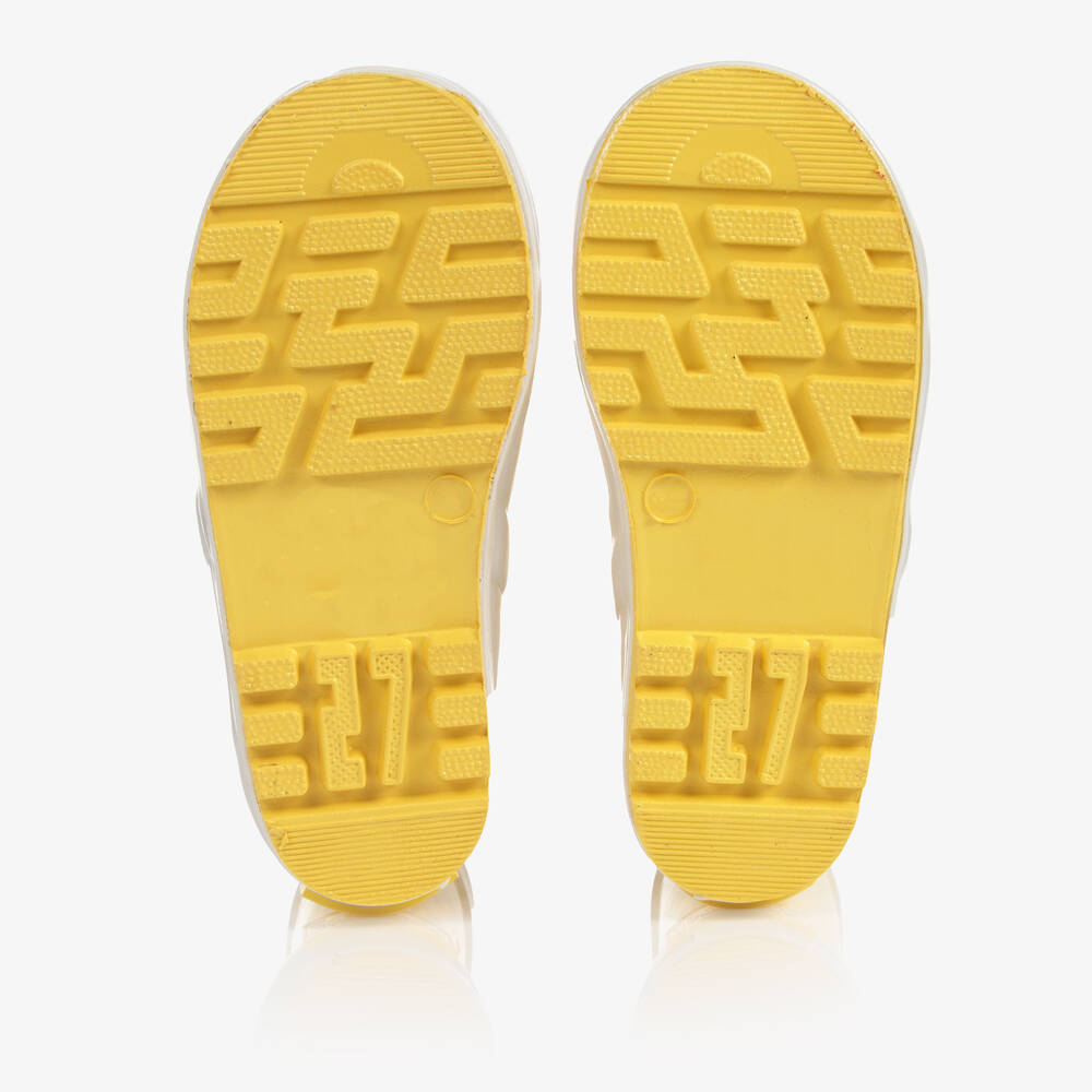Playshoes-Yellow Reflective Rain Boots | Childrensalon Outlet