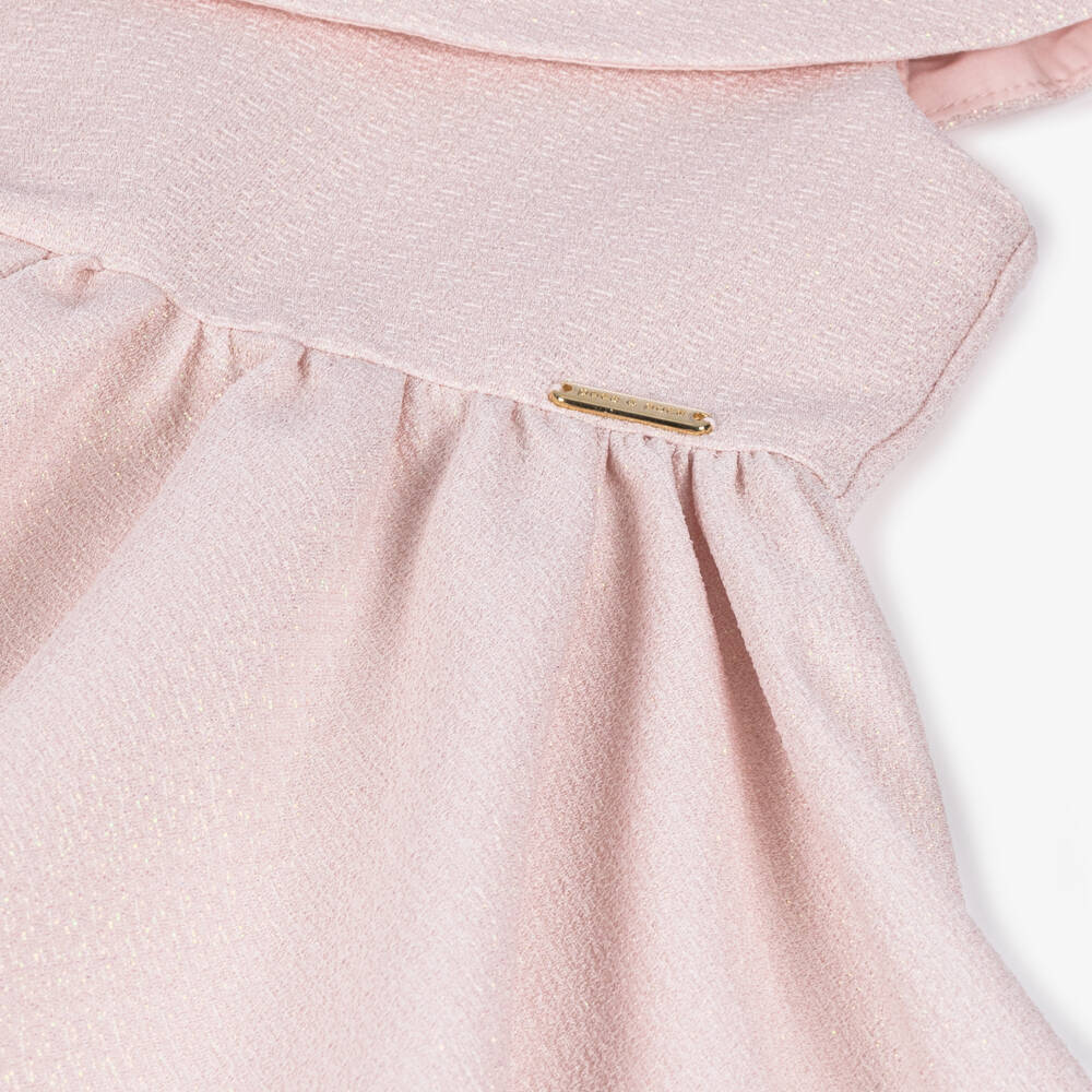 POCA & POCA-Платье с пурпурным бантом для девочек | Childrensalon Outlet