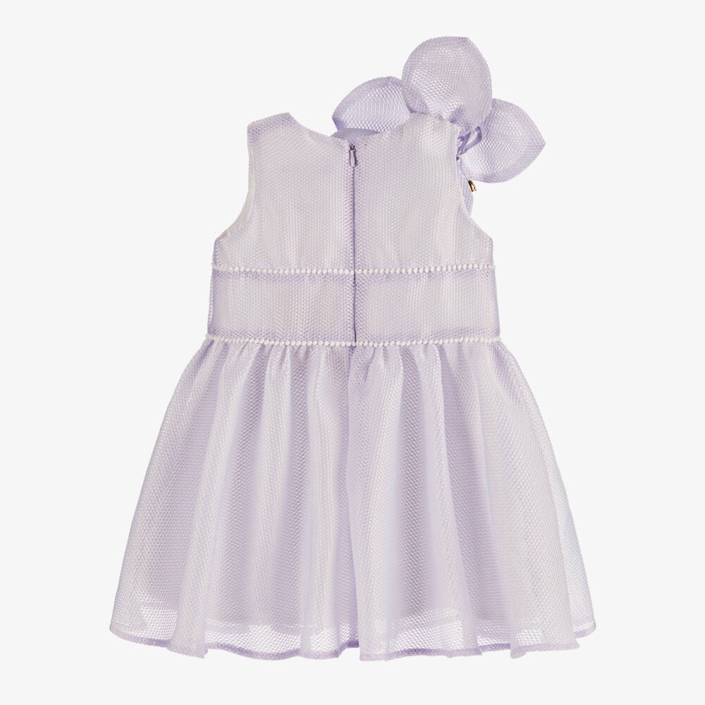 POCA & POCA-Girls Lilac Purple Sleeveless Dress | Childrensalon Outlet