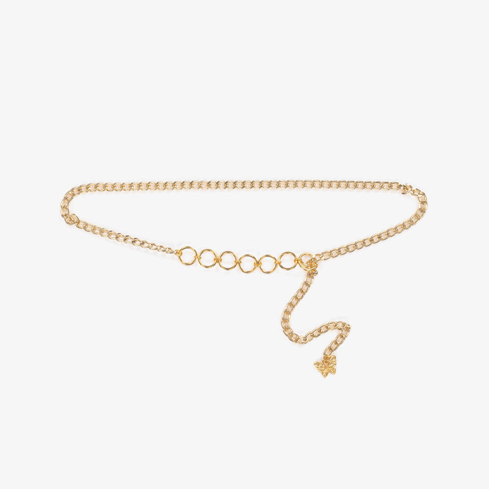 POCA & POCA-Длинное желтое платье с цветочным узором для девочек | Childrensalon Outlet