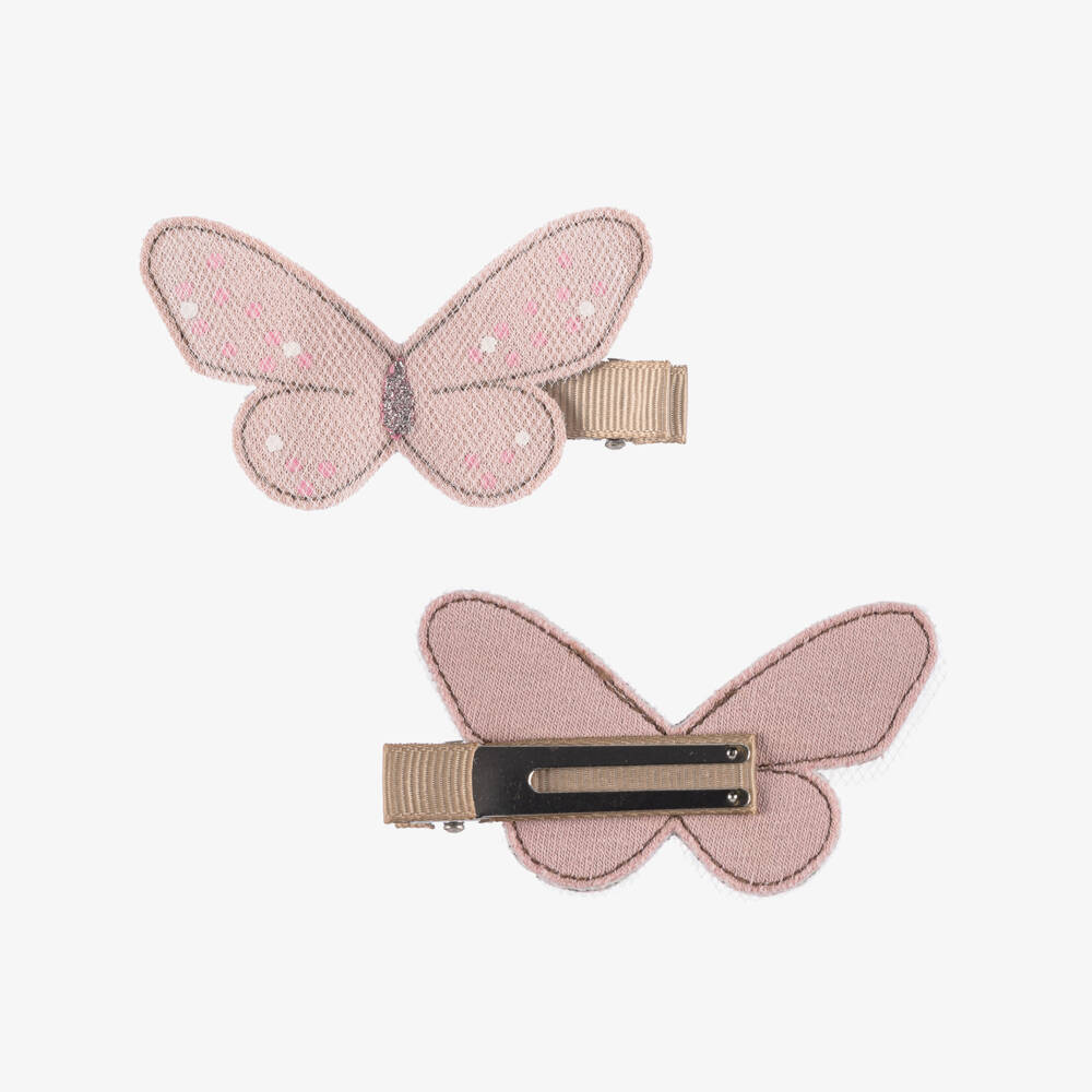 POCA & POCA-Яркий розовый комплект с бабочками для девочек | Childrensalon Outlet