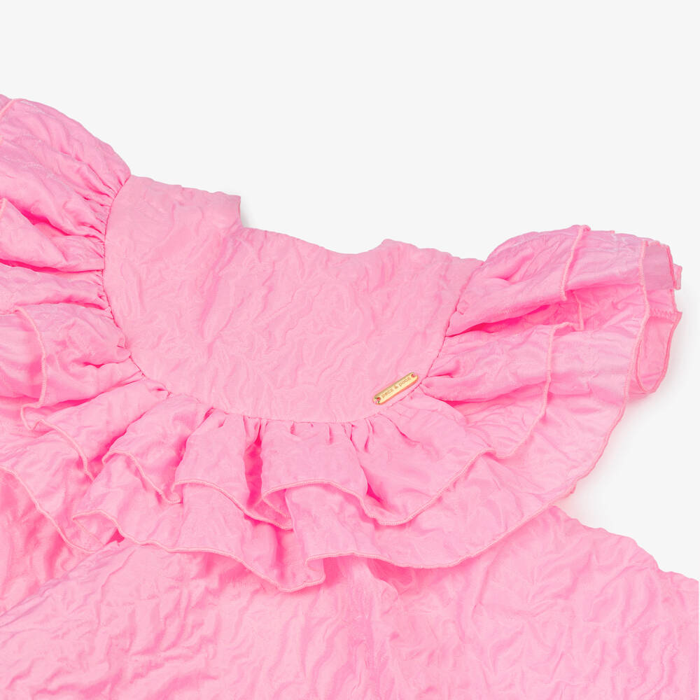 POCA & POCA-Яркое жаккардовое платье для девочек | Childrensalon Outlet