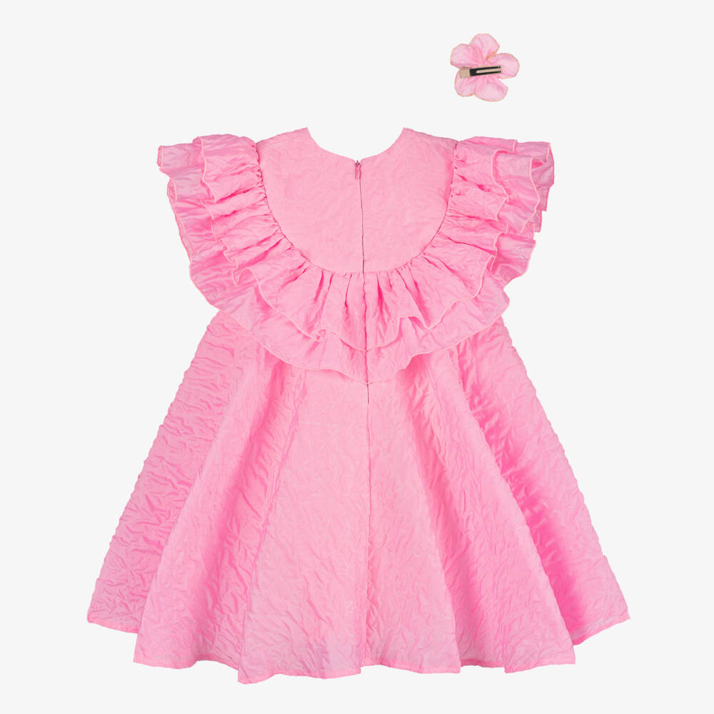 POCA & POCA-Яркое жаккардовое платье для девочек | Childrensalon Outlet