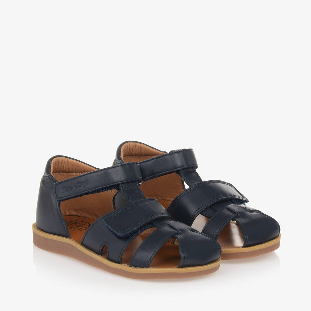 Leather velcro sandals hotsell