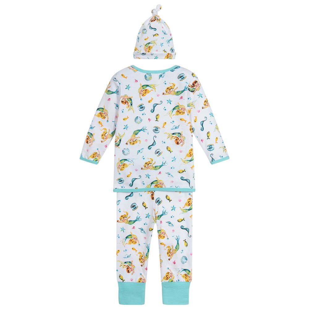 Powell Craft-Baby Girls 3 Piece Pyjama Set | Childrensalon Outlet