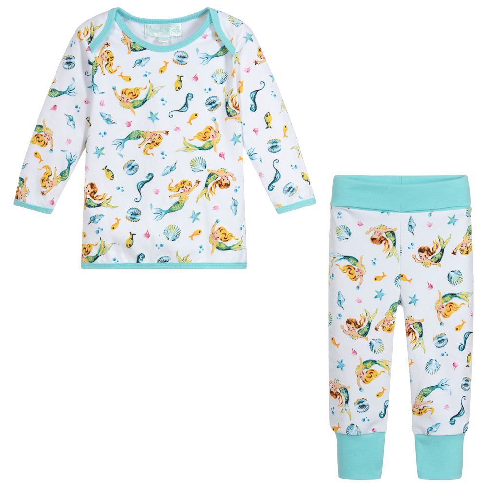 Powell Craft-Baby Girls 3 Piece Pyjama Set | Childrensalon Outlet