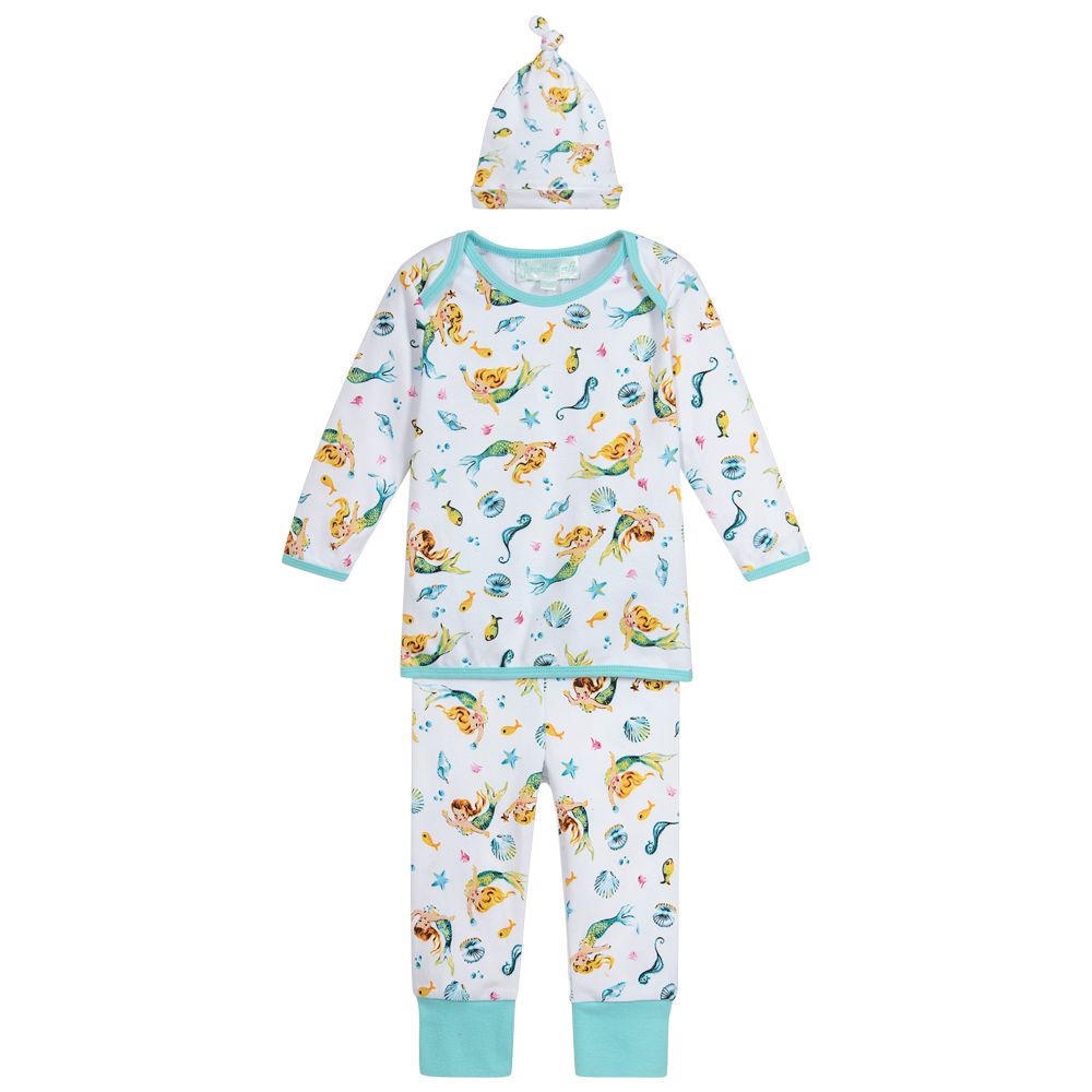 Powell Craft-Baby Girls 3 Piece Pyjama Set | Childrensalon Outlet