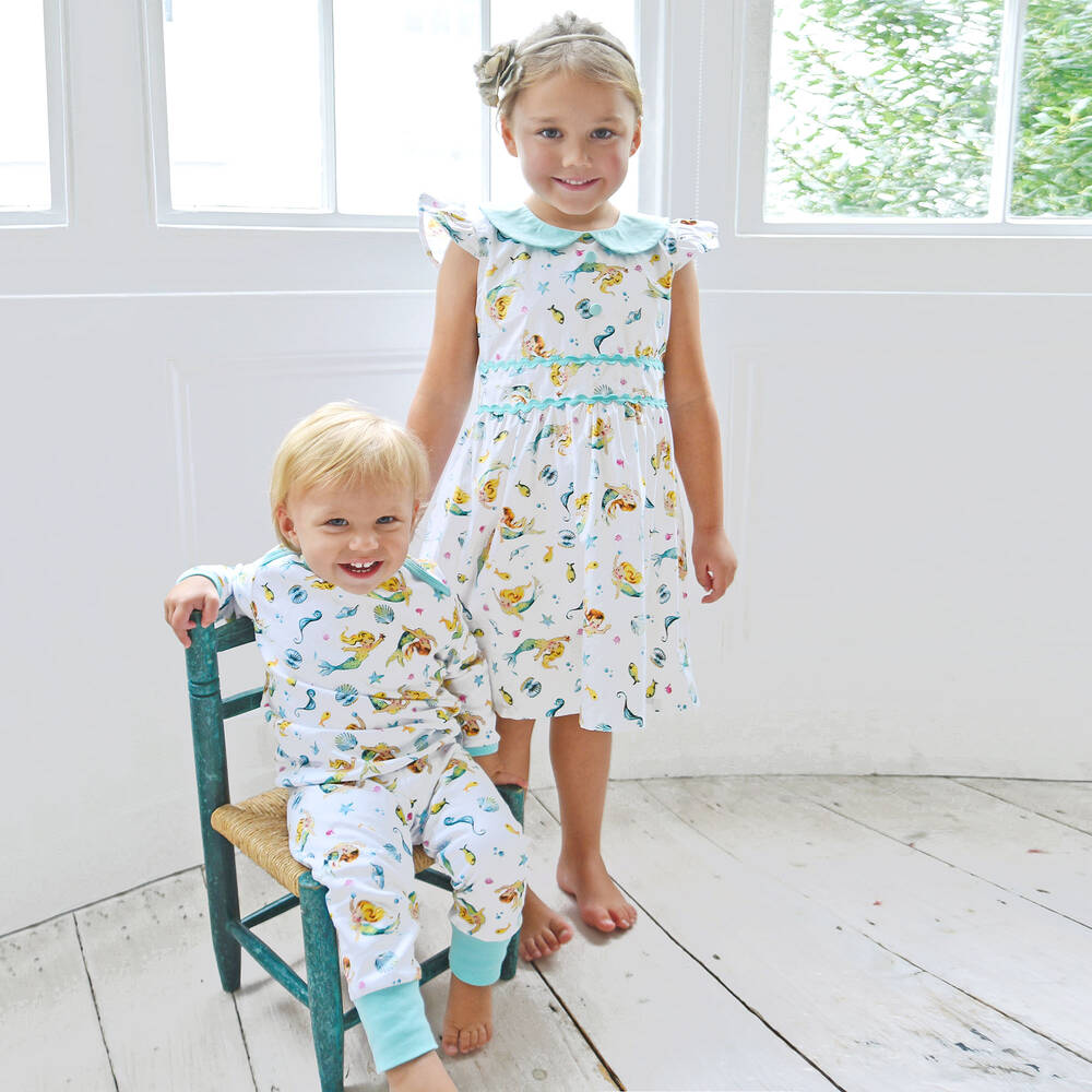 Powell Craft-Baby Girls 3 Piece Pyjama Set | Childrensalon Outlet
