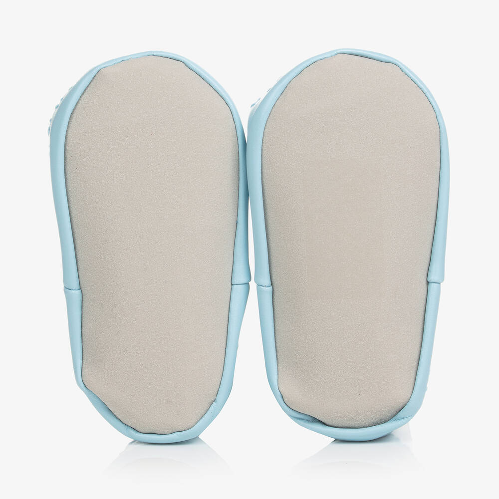Powell Craft-Blue & Green Crocodile Slipper Socks | Childrensalon Outlet