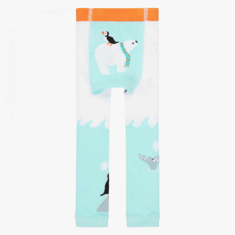 Powell Craft-Blue Polar Bear Leggings | Childrensalon Outlet