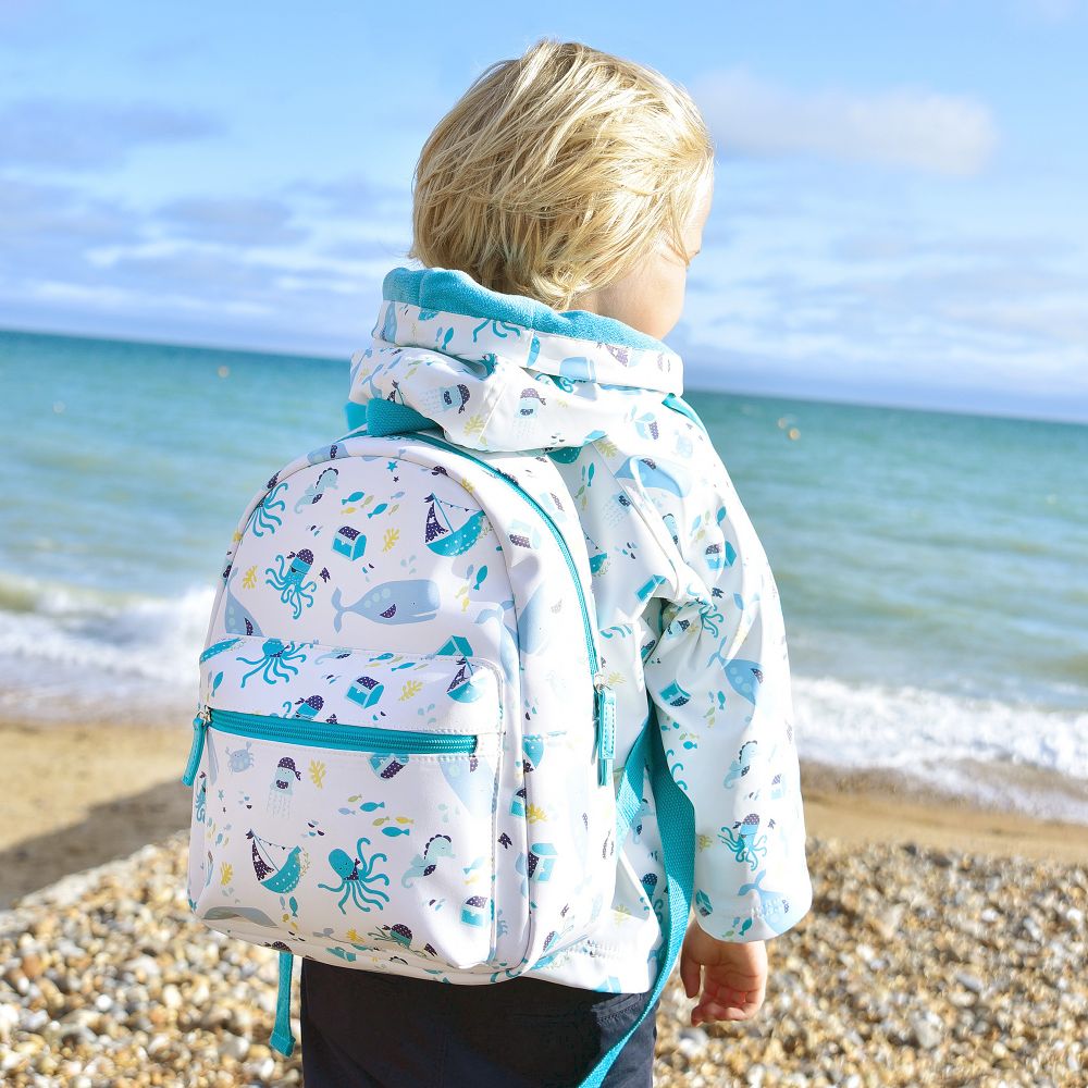 Powell Craft Blue White Backpack 32cm Childrensalon Outlet