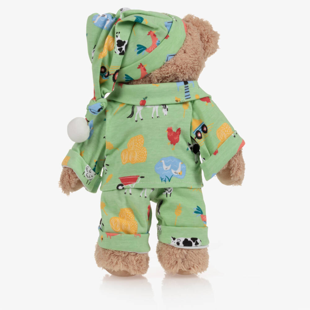 Powell Craft-Boys Cozy Green Animal Print Teddy | Childrensalon Outlet