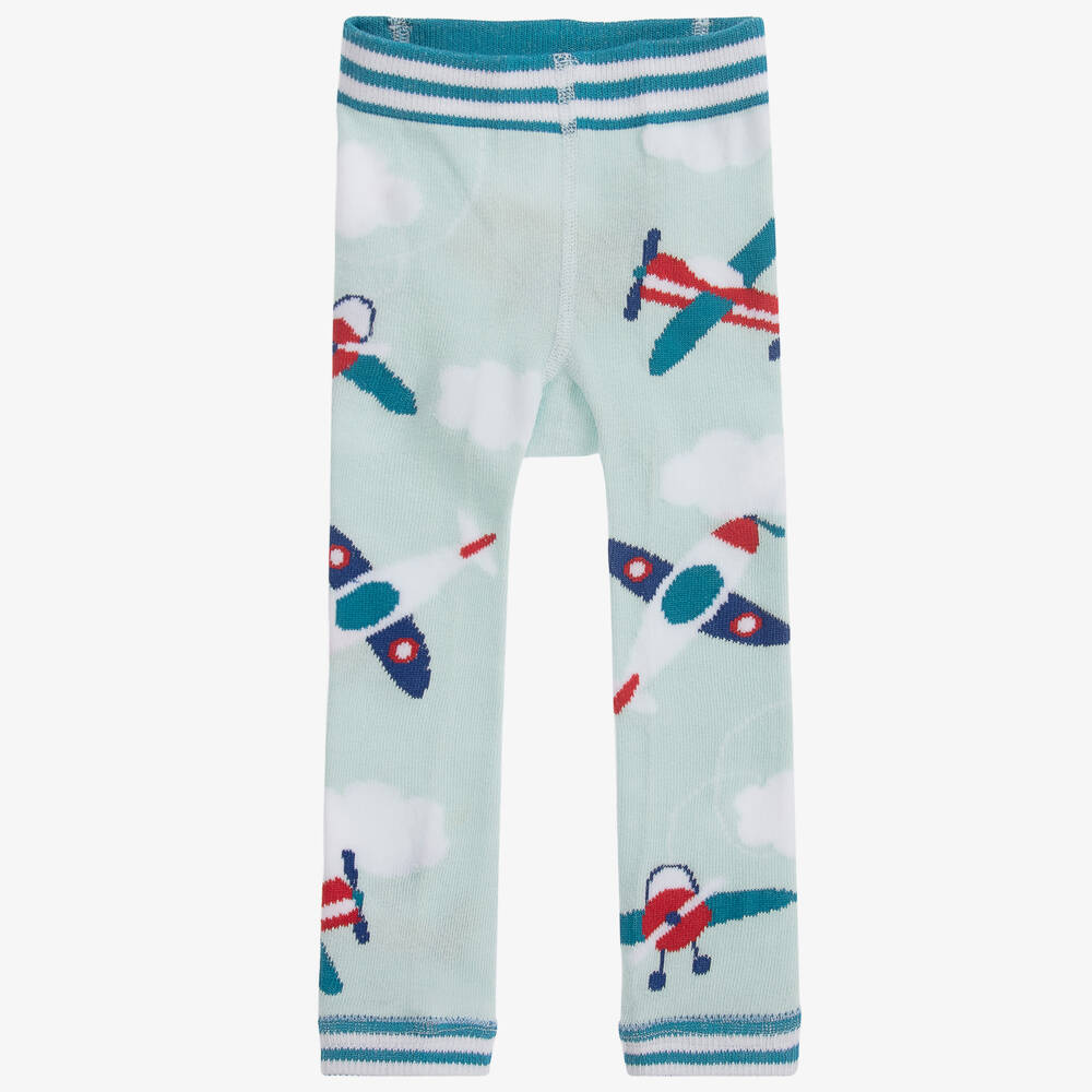 Powell Craft-Gentlemen's Blue Knit Trousers | Childrensalon Outlet