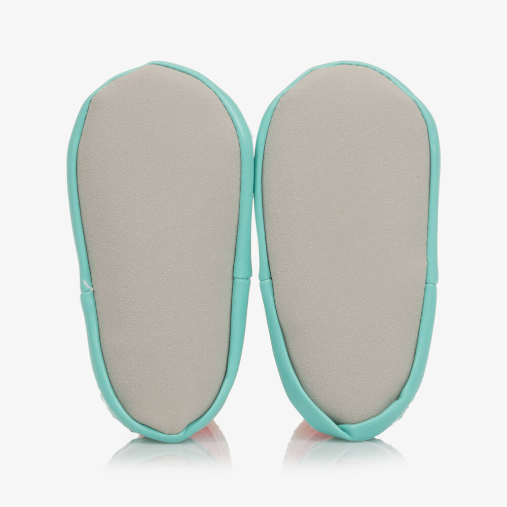 Powell Craft-حذاء موكاسين دافئ للبنات بلون وردي مع تصميم دب | Childrensalon Outlet