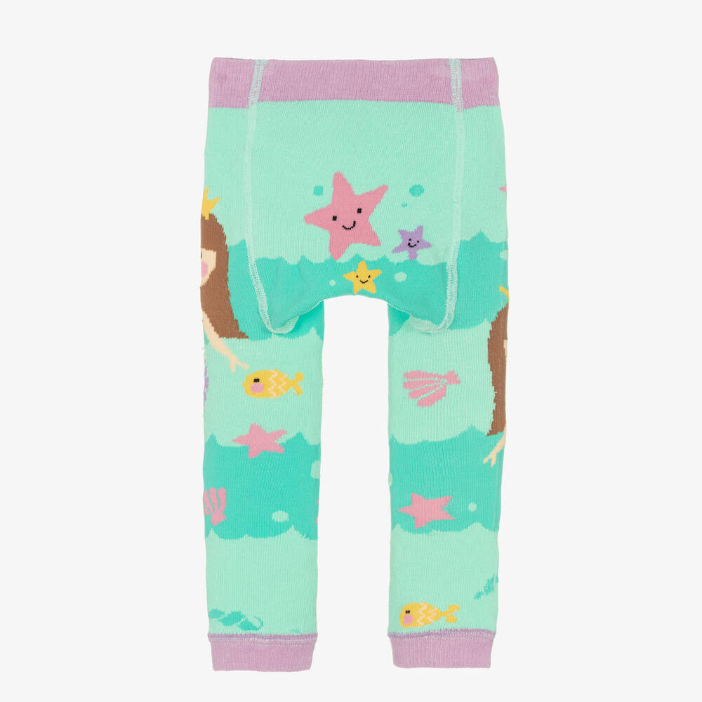 Powell Craft-Легинсы из хлопка зеленого цвета для девочек | Childrensalon Outlet