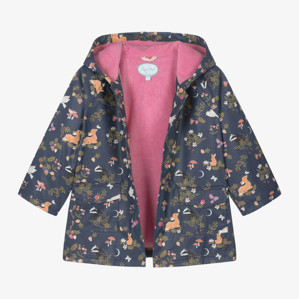 Powell Craft-Girls Indigo Forest Adventure Coat | Childrensalon Outlet