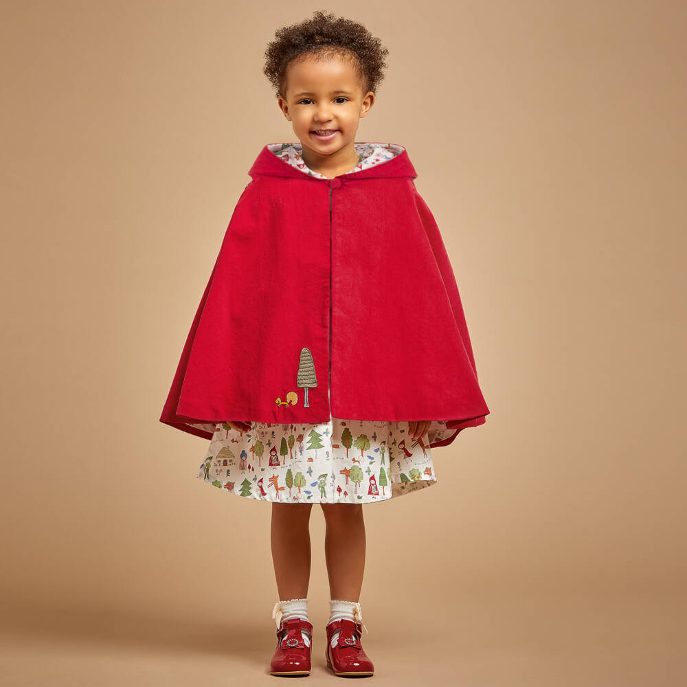 Powell Craft-Girls Scarlet Fairytale Adventure Cape | Childrensalon Outlet