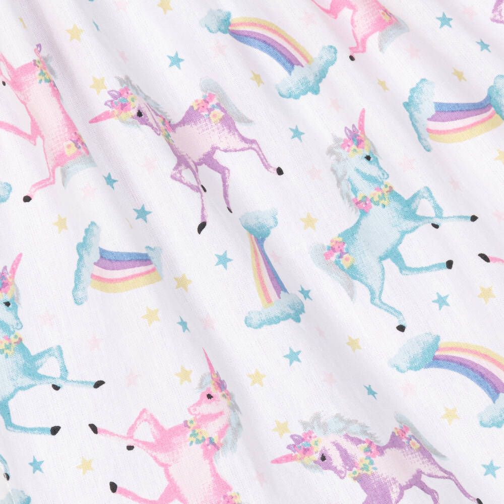 Powell Craft-Girls White Cotton Dress | Childrensalon Outlet