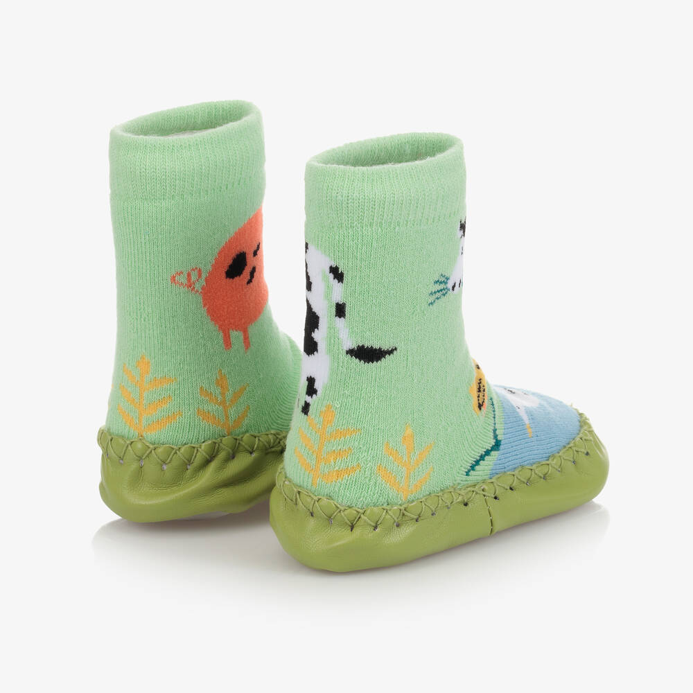 Kids moccasin slipper socks deals