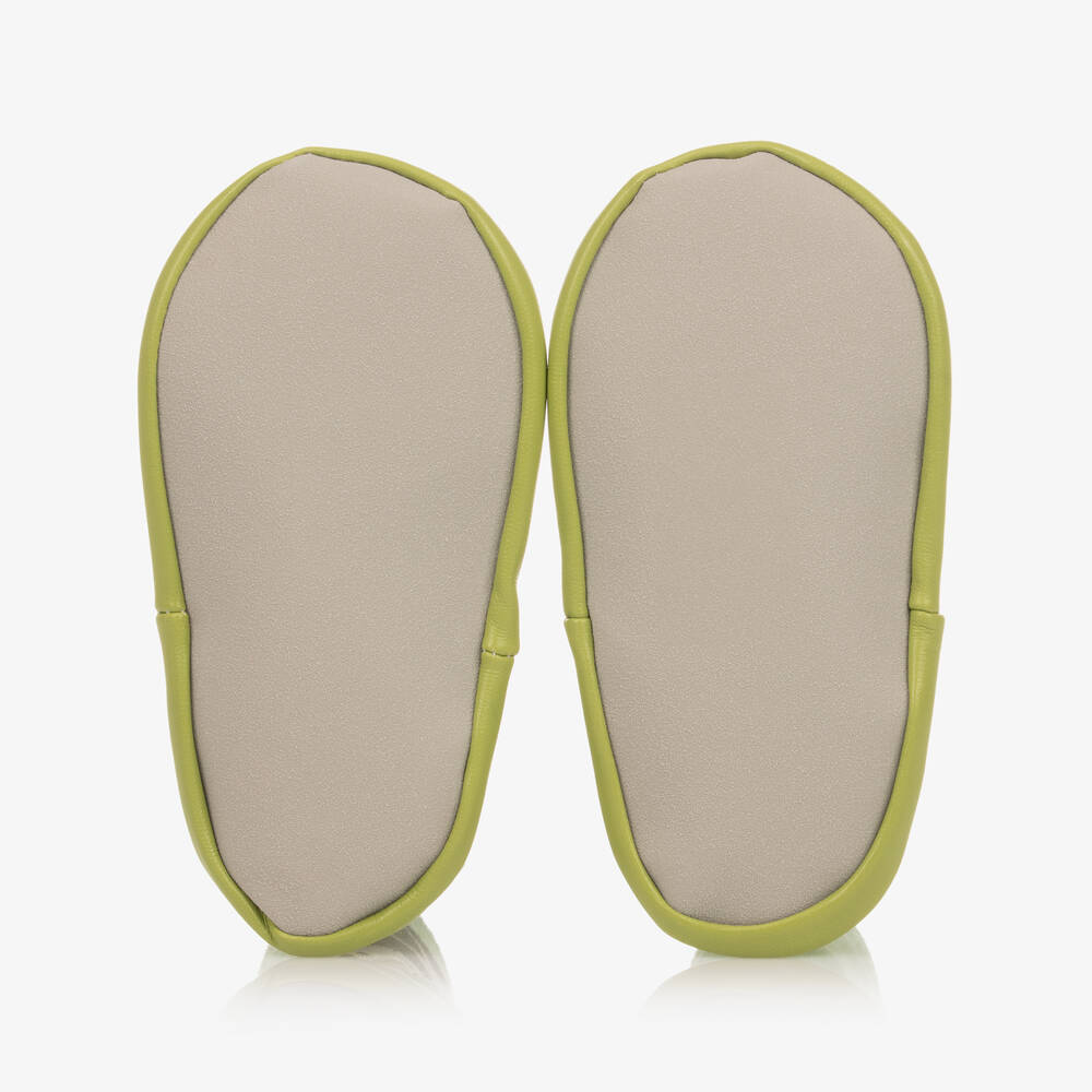 Powell Craft-Green Farm Animal Slipper Socks | Childrensalon Outlet