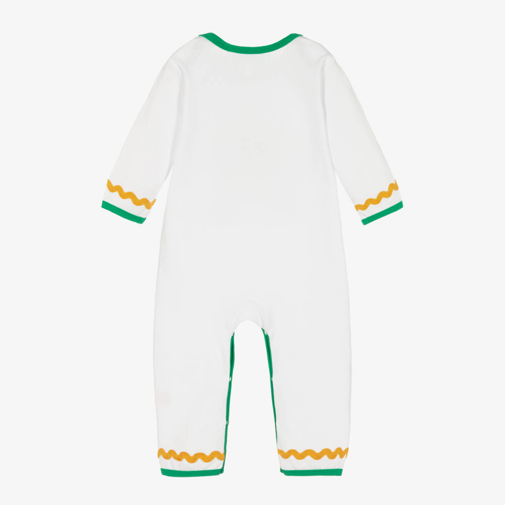 بووال كرافت-أفرول بيبي غرو "الأسد"  قطن لون أبيض | Childrensalon Outlet