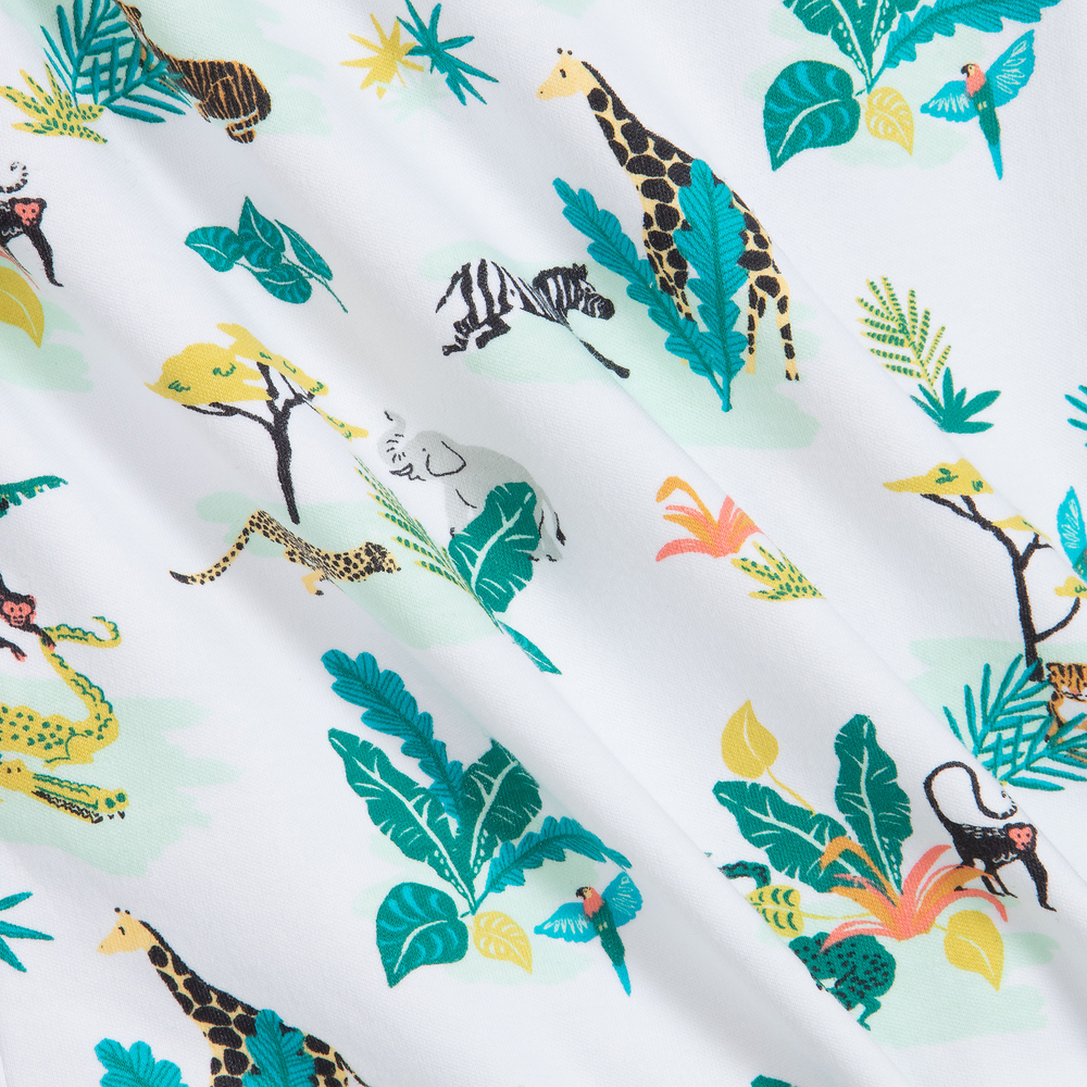 Powell Craft-Белая хлопковая пижама | Childrensalon Outlet