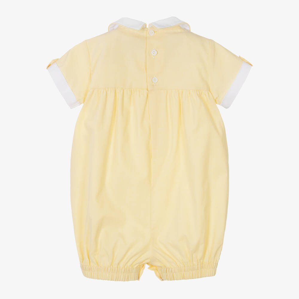 بريتي أوريجينال-بودي سوت قطن لون أصفر للمواليد | Childrensalon Outlet