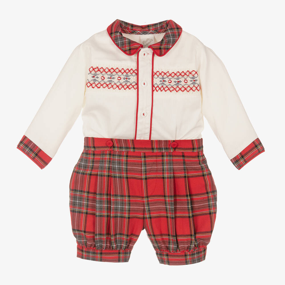 Pretty Originals-Кремово-красный костюм-бастер | Childrensalon Outlet
