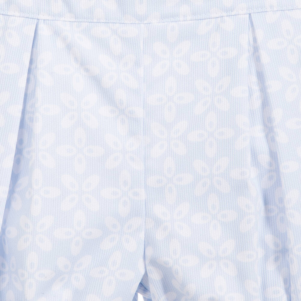 Pretty Originals-Girls Blue Shirt & Shorts Set | Childrensalon Outlet