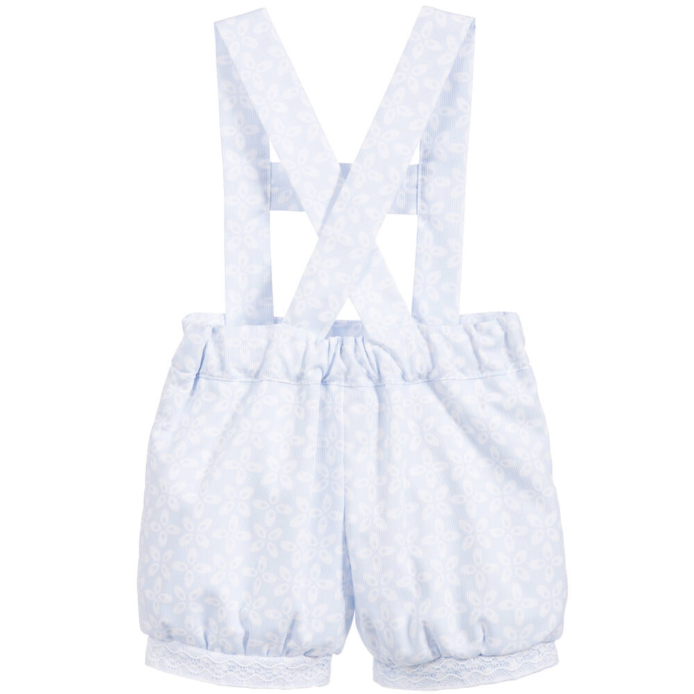 Pretty Originals-Girls Blue Shirt & Shorts Set | Childrensalon Outlet