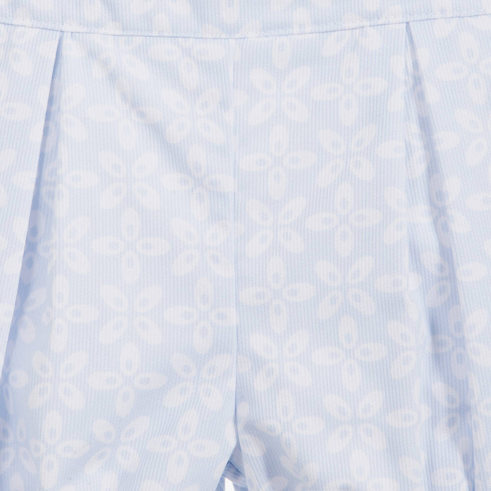 Pretty Originals-Girls Blue Shirt & Shorts Set | Childrensalon Outlet