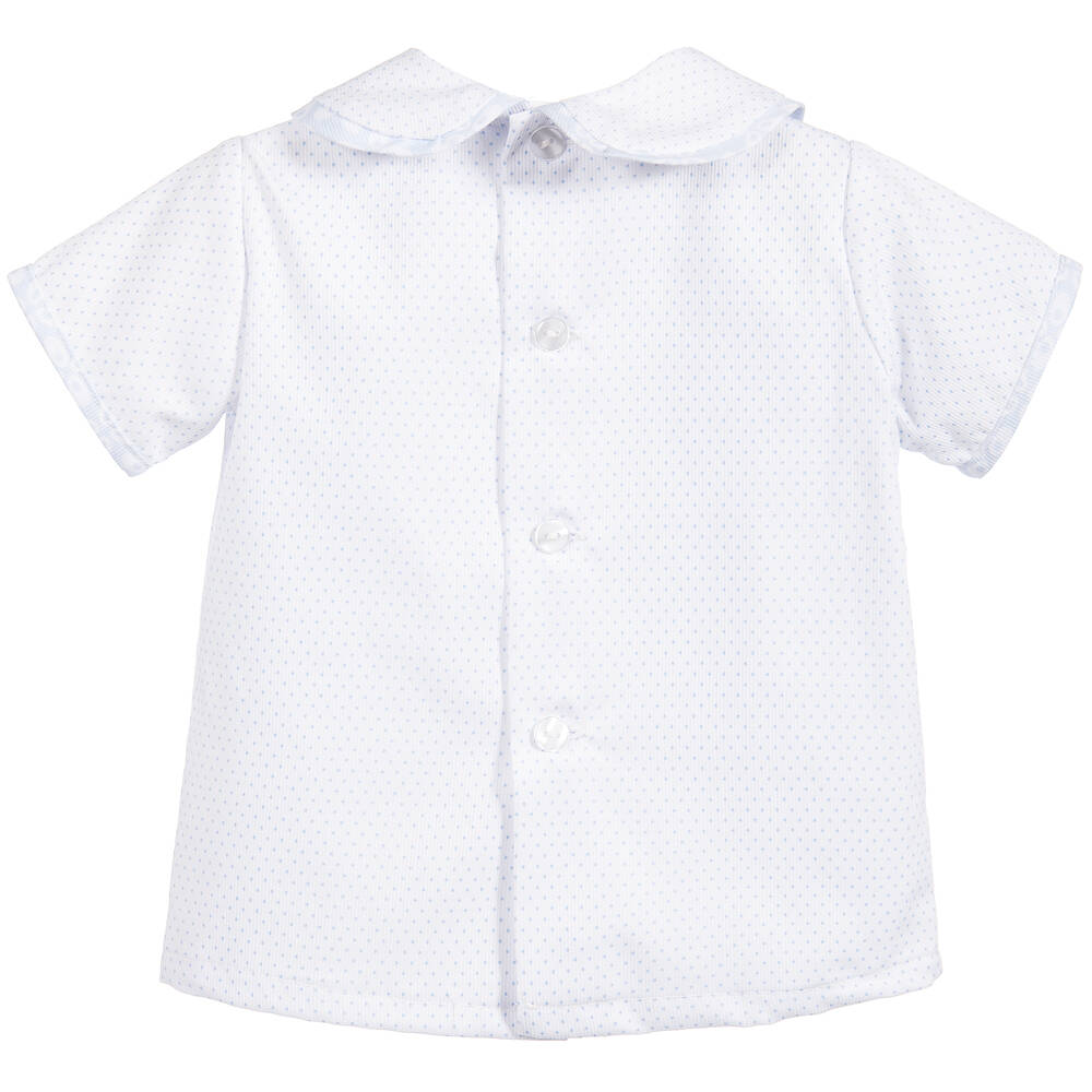 Pretty Originals-Girls Blue Shirt & Shorts Set | Childrensalon Outlet