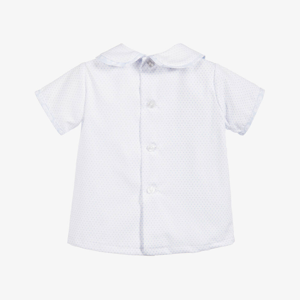 Pretty Originals-Girls Blue Shirt & Shorts Set | Childrensalon Outlet