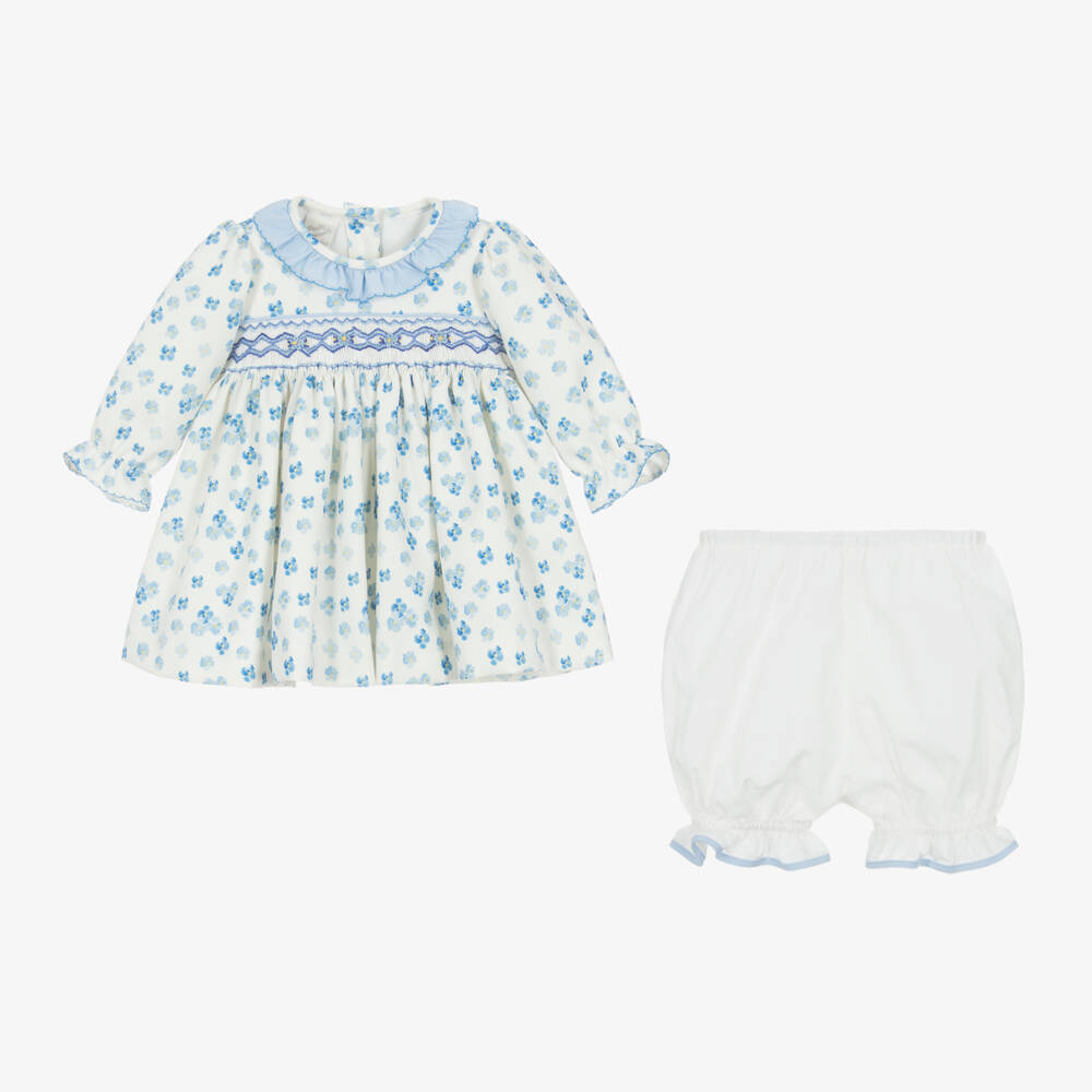 Pretty Originals-Girls Floral Smocked Dress Ensemble | Childrensalon Outlet