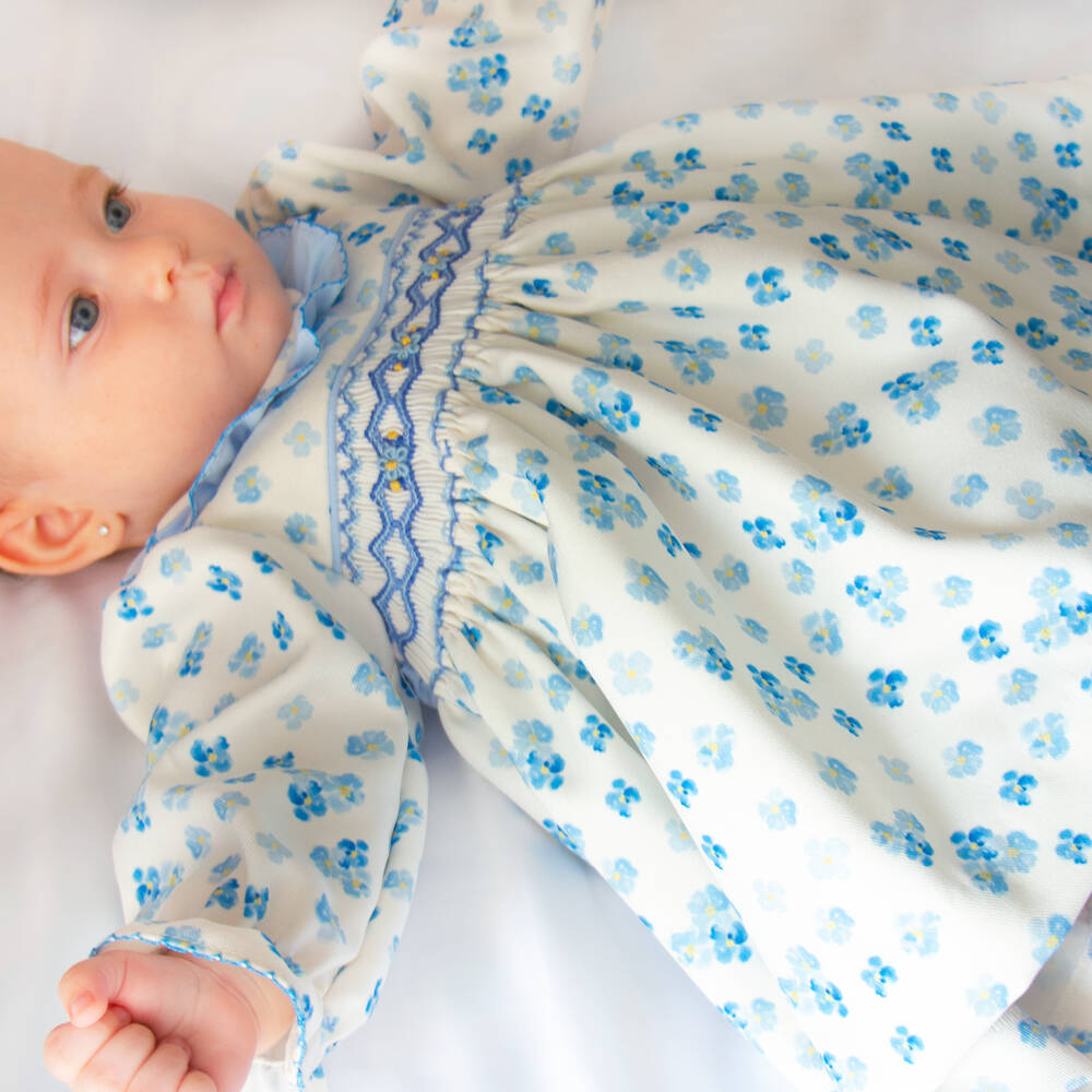 Pretty Originals-Girls Floral Smocked Dress Ensemble | Childrensalon Outlet