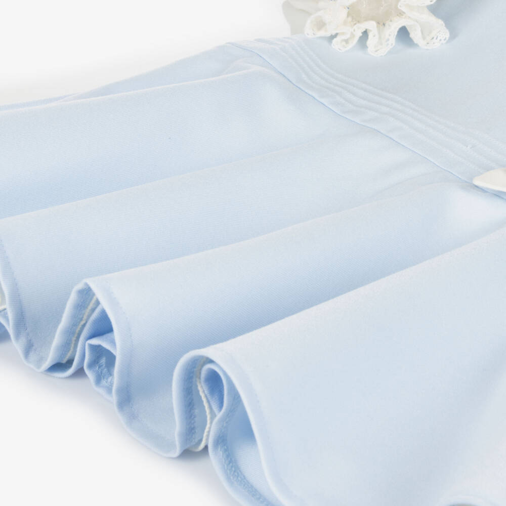 Pretty Originals-Girls Light Blue Pinafore Ensemble | Childrensalon Outlet