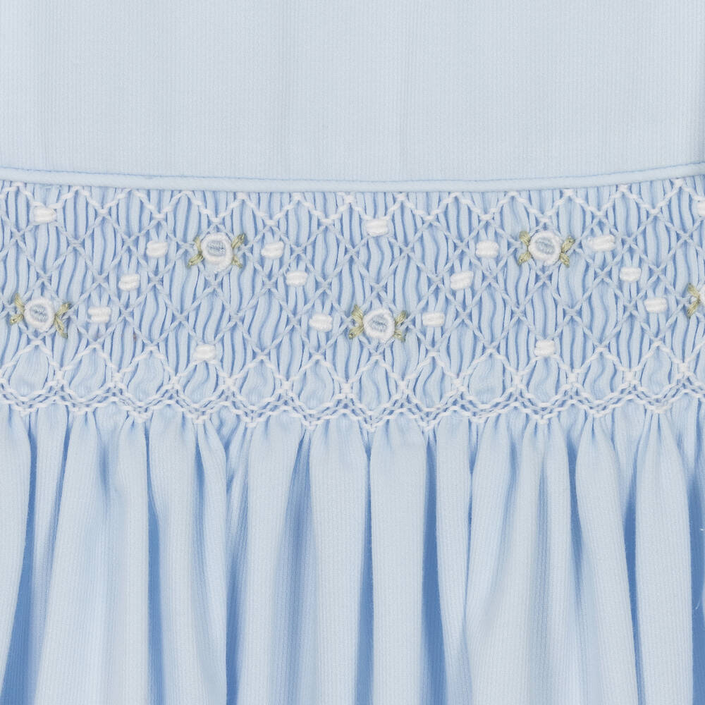 Pretty Originals-Голубой комплект с платьем из хлопка для девочек | Childrensalon Outlet