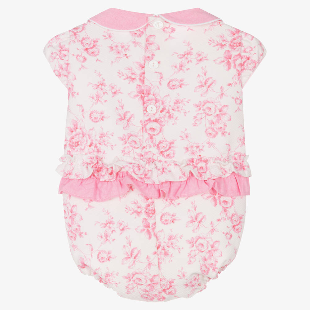 Pretty Originals-Girls Pink Cotton Shortie | Childrensalon Outlet